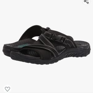 Skechers Black Outdoor Lifestyle Reggae-Perfect Planning Sport Sandals, Size 8